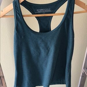 Beyond Yoga Women's Green Tank Top